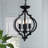 August Grove® 4 Light Black Pendant Light For Kitchen Island Small ...